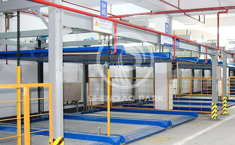 地下雙層升降橫移式機(jī)械車位